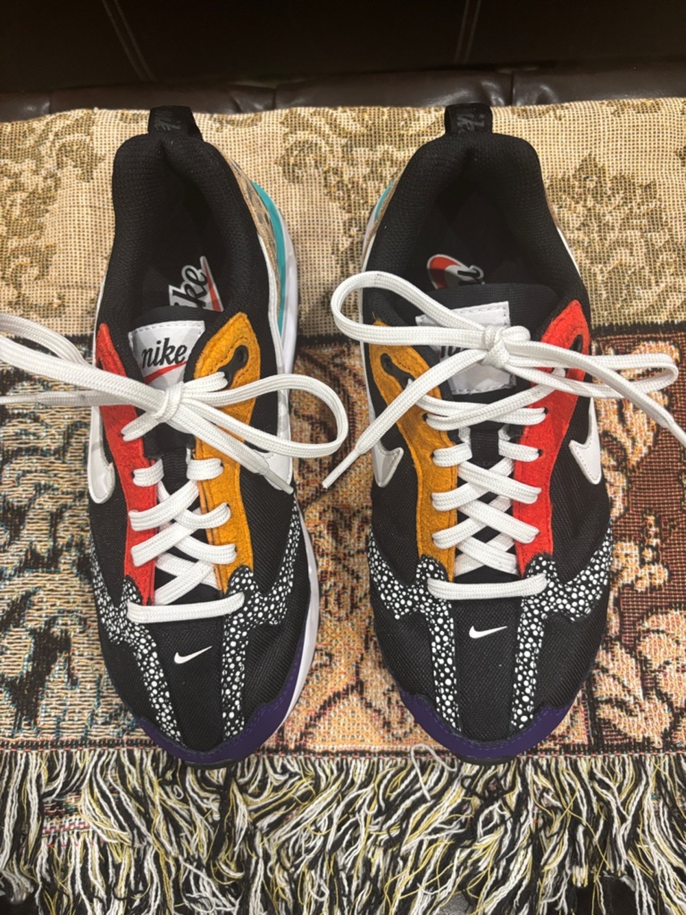 Nike Multicolor Trainers - Black, Red, Orange, Purple, White